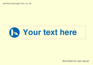 Custom Use Switch Sign